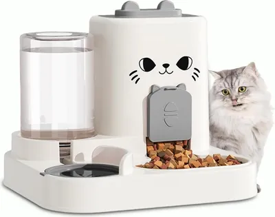 Produktbild von Automatischer Futterautomat für Katzen und Hunde, Haustier-Futterspender, Selbstversorgung bis zu 10 Tagen, Ideal für Reisen