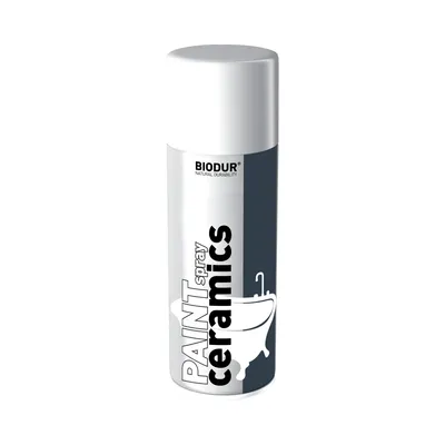 Productafbeelding van BIODUR Sanitairlak Spuitbus - Keramiek & Emaille - Wit Hoogglans - 400ml - Water- & krasvast - Zonder primer
