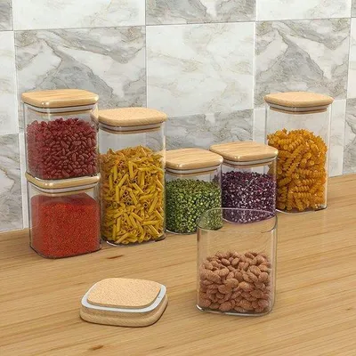 Produktbild von Luftdichte Vorratsdosen - Küchenbehälter - Verschlussdoos - Vorratsboxen