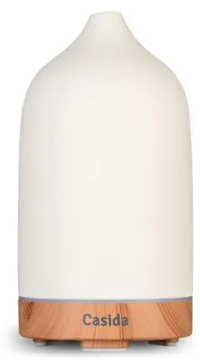 Zdjęcie produktu dla Dyfuzor zapachowy ceramiczny biały/drewno 1 szt