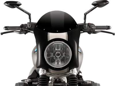 Produktbild von PUIG 9254N Retro-Verkleidungscheibe  passend fuer BMW R NINET SCRAMBLER Schwarz