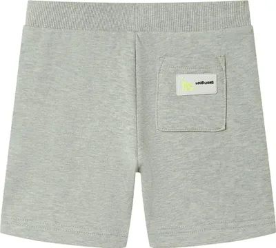 Produktbild von vidaXL Kindershorts mit Kordelzug Hellkhaki Melange 104