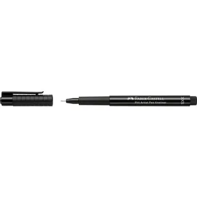 Produktbild von Faber-Castell 167799, Schwarz, Schwarz, 0,05 mm, Ultrafein, Rund, Tinte auf Pigmentbasis