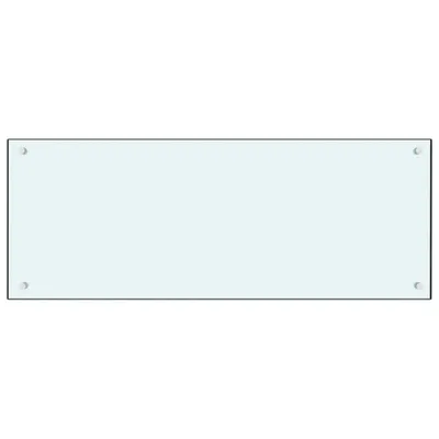 Zdjęcie produktu dla vidaXL Panel kuchenny biały 100 x 40 cm szkło hartowane