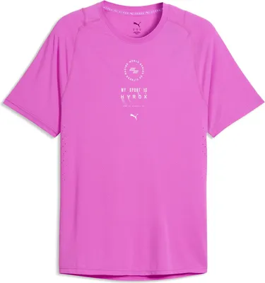 Immagine prodotto di Puma M PUMA X HYROX T-shirt da allenamento in tessuto DRYELITE - Colore: Electric Orchid, Taglia: XXL