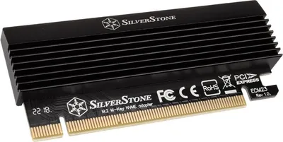 Produktbild von SST-ECM23 PCI-E x4 zu M.2 Adapter mit Kühler (SST-ECM23)