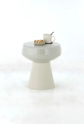 Produktbild von Beistelltisch >1166< in Creme, Eisen - 42x38cm (HxD)