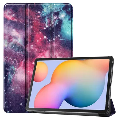 Zdjęcie produktu dla Etui do Samsung Tab S6 Lite P610 P615 10,4 cala Smart Cover Case z funkcją podstawki i automatycznym usypianiem/budzeniem