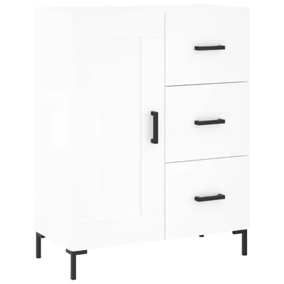Image de Buffet blanc 69,5x34x90 cm bois d'ingénierie