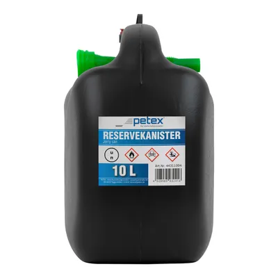 Produktbild von PETEX Reserve-Kraftstoff Kanister mit UN Zulassung, schwarz, 10 Liter