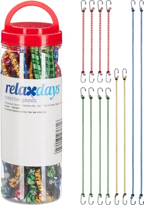 Produktbild von zestaw 12 gumek relaxdays w 4 rozmiarach