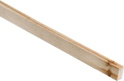 Produktbild von Zaunpfosten Zaun Pfosten Pfahl Holz Kantholz Vierkant Fichte Holzpfosten 4x7cm, Länge 0,8m