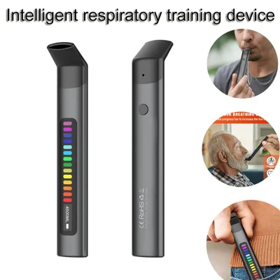 Produktbild von Elektronischer Atemtrainer, Atemfunktionstester, Laufen, Bergsteigen, Fitness, Yoga, Sportler, Training, Stärkung der Vitalkapazität