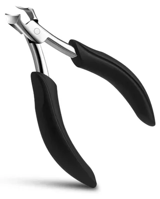 Immagine prodotto di Forbici professionali per unghie, tronchesi per unghie incarnite, acciaio inossidabile, colore nero