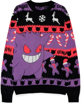 Produktbild von Difuzed Pokémon Gengar Weihnachtspullover  XL  XL