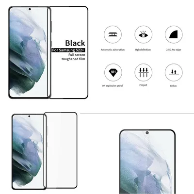 Obrázok produktu pre Pre Samsung Galaxy S22 Plus 5G 2x 3D Display LCD H9 Tempered Glass Screen Protector New