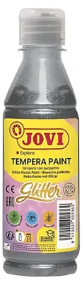 Obrázek produktu pro Jovi Premium Glitter Temperová barva Silver 250 ml 1 ks