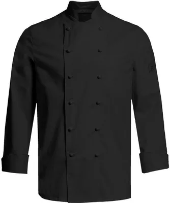 Produktbild von Greiff GASTRO MODA Cuisine Herren Premium-Kochjacke Schwarz 4XL