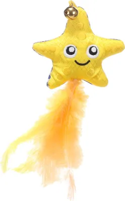 Obrázek produktu pro Hračka pro kočky Flamingo Strellow star yellow