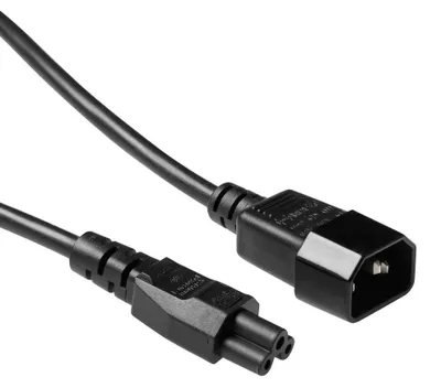 Zdjęcie produktu dla ACT AK5028, 2 m, C14 panel, C5 panel, 230 V, 2.5 A