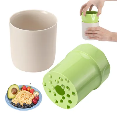 Manuelle Obst- und Gemüseraspel, ABS, ergonomisch, grün