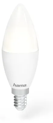 Produktbild von Hama WLAN-LED-Lampe E14, 5,5W, dimmbar, Kerze, für Sprach-/App-Steueru