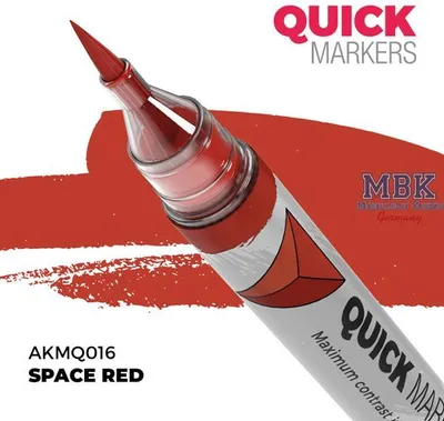 Productafbeelding van AK Interactive S.L. AK-MQ016 SPACE RED - Sneldrogende markers