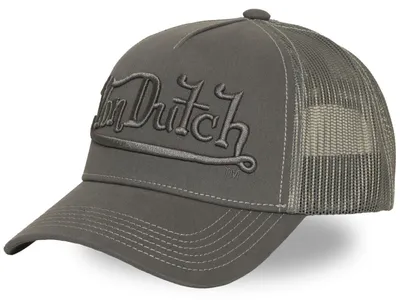 Produktbild von Von Dutch Trucker Mesh Snapback Cap - 3D LOGO grau