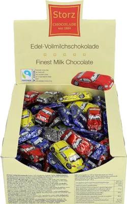 Produktbild von 120er SET Sportwagen, lose 12,5 g / Schokolade / Schoko Auto