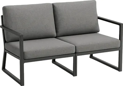 Produktbild von KETTLER Gartenlounge Gartenmöbel Sofa 2-Sitzer OCEAN Alu Skid Anthrazit