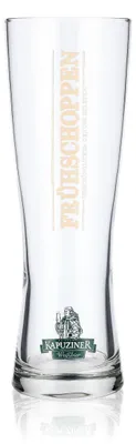 Produktbild von Kapuziner Bier Glas Gläser Biergläser 0,5l Weißbierglas "Frühschoppen"