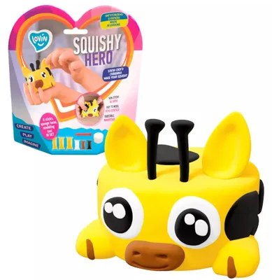 Produktbild von Set mit leichtem Teig. Squishy Raff