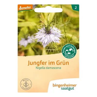 Produktbild von Bingenheimer Saatgut - Jungfer im Grün - 1g