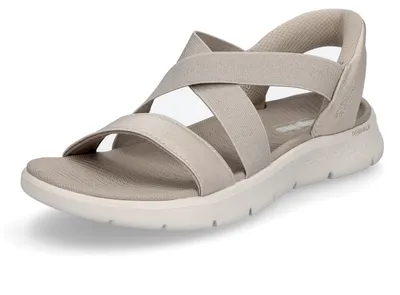 Obrázok produktu pre Dámske sandále Skechers Go Walk Flex Glimmer Up v farbe Taupe