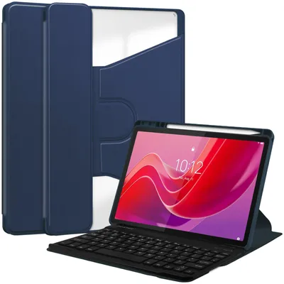 Produktbild von 2in1 Set Bluetooth Tastatur in Schwarz + Hülle für Lenovo Tab M11 2024 TB-330FU / TB-331FC 11 Zoll Case Schutzhülle Standfunktion Sleep and Wake