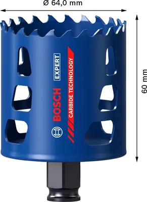 Produktbild von EXPERT Multi Material Power Change Plus-Lochsäge, 64 x 60 mm