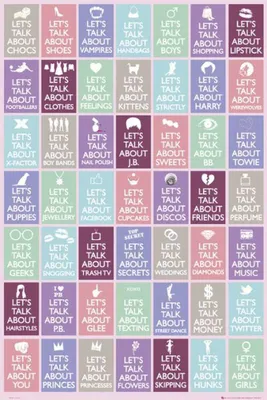 Image de Keep Calm - Affiche - And Talk About Girls