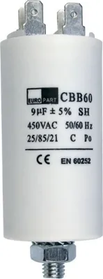 Produktbild von EUROPART Kondensator 10019455 für Waschmaschine | Kapazitator, Elektrolytkondensator, Keramikkondensator, Kapazitätsbauteil, Entstörkondensator