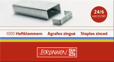 Immagine prodotto di 20XBRUNNEN 1020611 Heftklammern 24/6