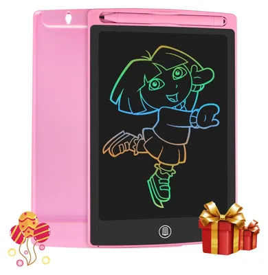 Produktbild von HOMESTEC LCD Schreibtafel 8,5 Zoll, Schreibtafel Buntes Display Kinder Laptop fü