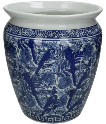 Productafbeelding van HD Collection bloempot, blauw, 28x25x25 cm