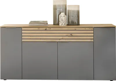 Produktbild von HBZ Meble BZ 5110 Sideboard Holzwerkstoff Grau/Braun