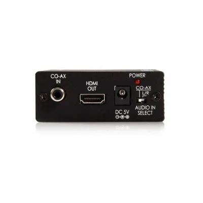 Produktbild von StarTech.com Component auf HDMI® Video-Konverter mit Audio - 1 x Klinke Buchse Audio, 3 x RCA Buchse Video, 1 x RCA Buchse Audio - 1 x HDMI Buchse Audio/Video digital - Schwarz