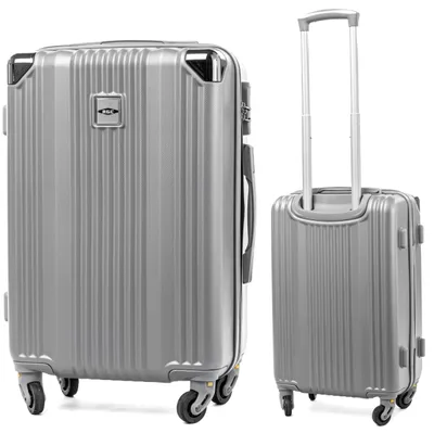 Produktbild von RGL 735 L Reisekoffer Harstchale Koffer Abnehmbare Räder Trolley Grau
