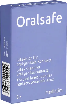 Obrázok produktu pre MEDintim ORALsafe latexové utierky neutrálne
