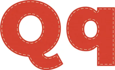 Produktbild von Crafters Edge Stanzform Sets Buchstaben A - Z : Q Buchstabe: Q