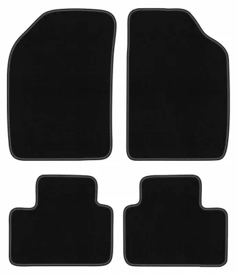 Productafbeelding van Velours automatten voor Lancia Ypsilon I 1996-2003 (hatchback) – 4-delig, zwart, op maat – Wielganizator BASIC