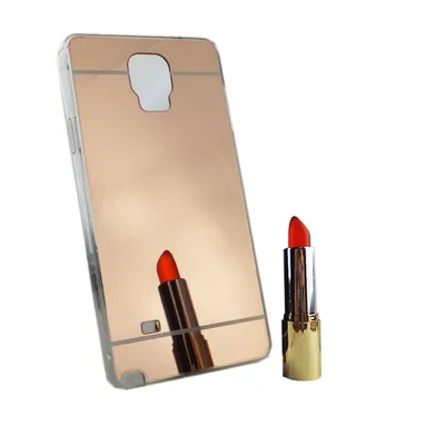 Zdjęcie produktu dla Etui na telefon Samsung Galaxy Note 4 Mirror Soft Case Protective Cover Rose Gold