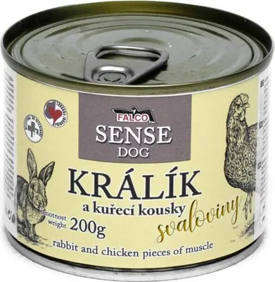Image de FALCO SENSE DOG lapin et poulet 200 g