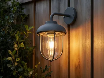 Produktbild von LED Außenwandleuchte in Anthrazit moderne Laterne - Außenwandlampen für Hauswand